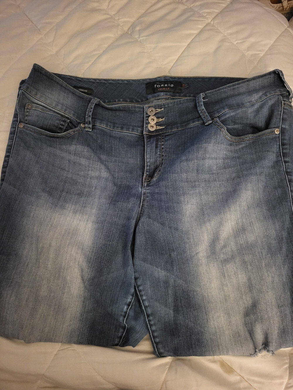 Torrid Light Wash High-Rise Stretch Jeans - Faded Blue